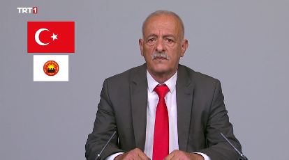 secimanaliz's tweet photo. HAK-PAR Genel Başkan yardımcısı Arif Sevinç, TRT propaganda konuşmasını Kürtçe yapıyor. https://t.co/KUo2RPX68m