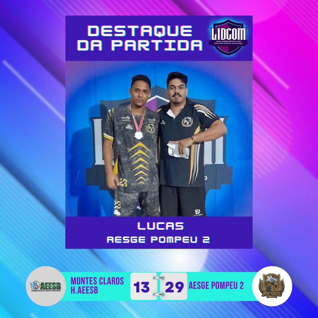 lidcom_mg's tweet photo. DESTAQUES DA PARTIDA - HANDEBOL MASCULINO INFANTIL E JÚNIOR 

Etapa Pará De Minas

Parabéns pela resultado incrível dentro de quadra!👏🏻👏🏻

#handebol #esportes #minasesportes #esportesmineiros #lidcom https://t.co/6sFREvMSqa