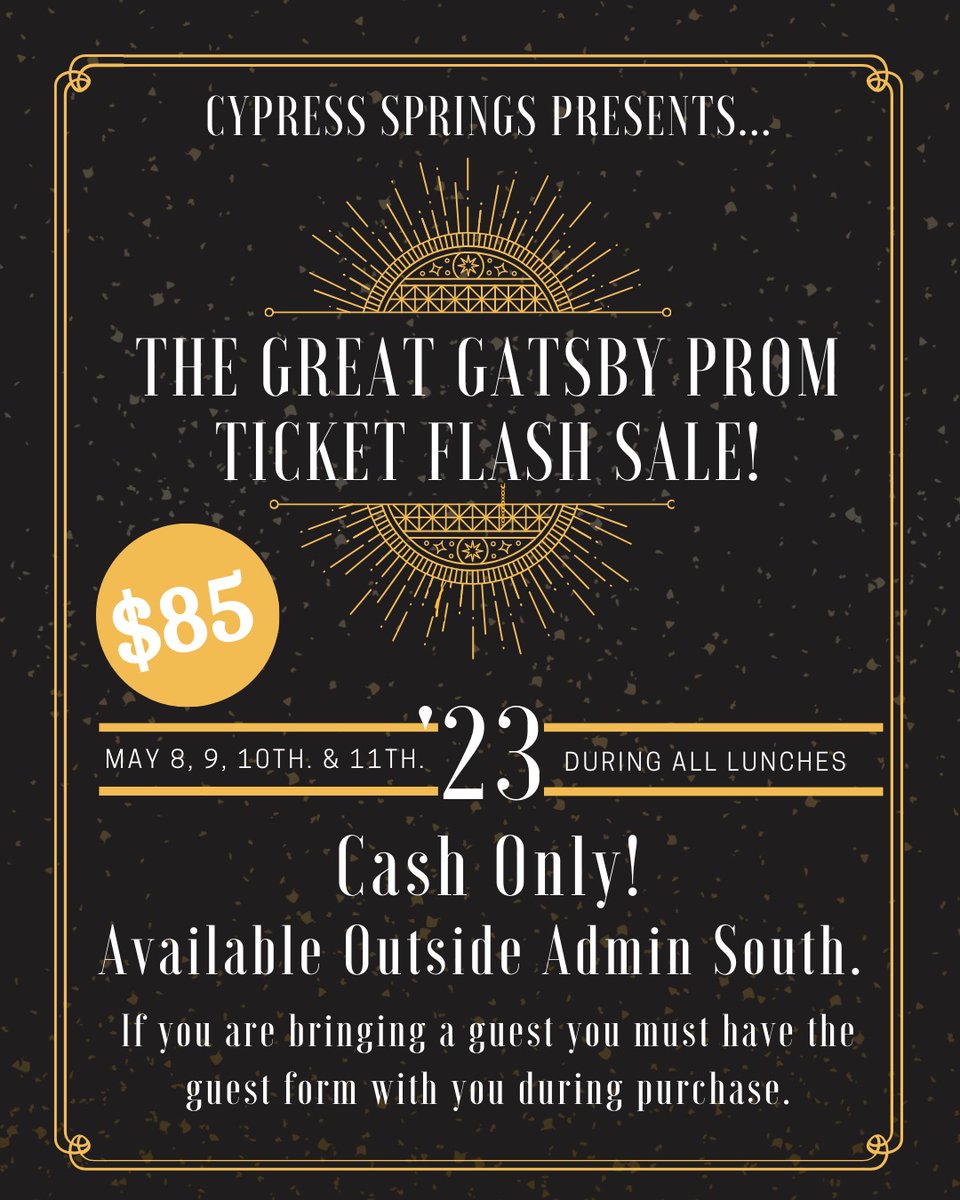 Cypress Springs High School Senior Class tweet media