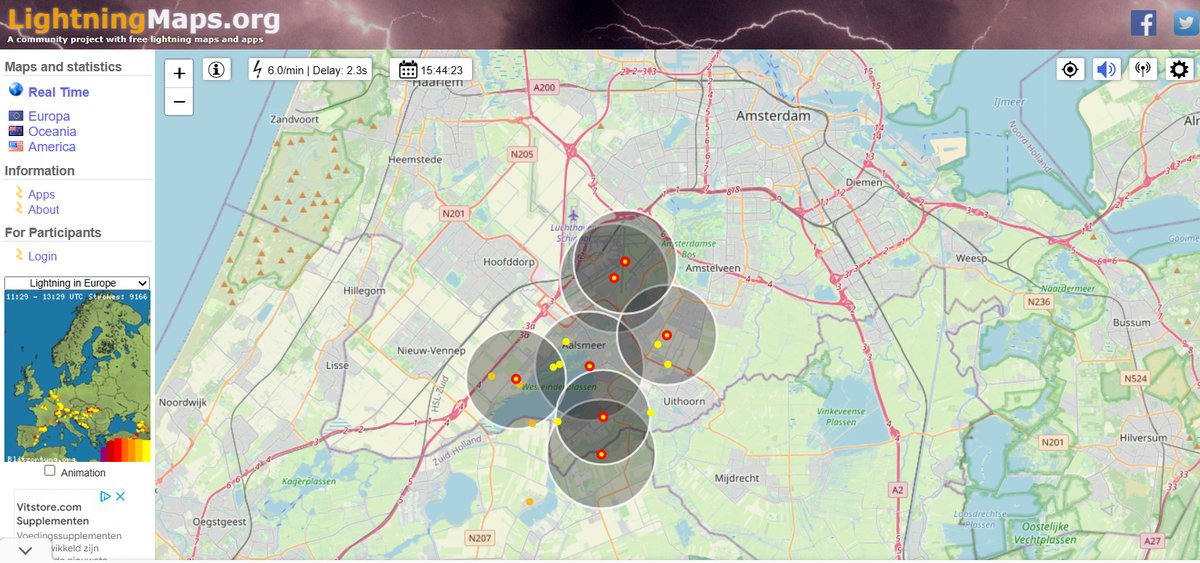 Genieton! #aalsmeer #onweer