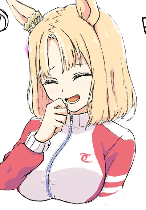 絵チャで描いたトプロさん #ウマ娘 #ナリタトップロード