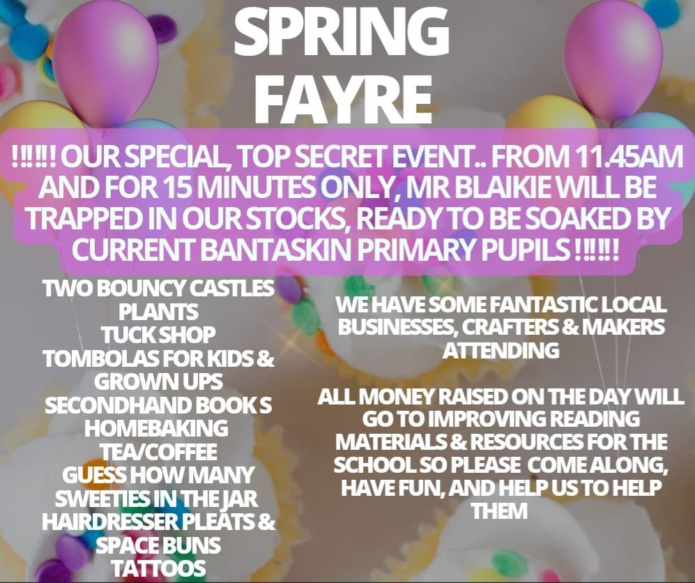 BantaskinPC's tweet photo. ‼️‼️ THIS SATURDAY 13TH MAY, 10AM TIL 12PM ‼️‼️
@bantaskinps https://t.co/sqFlawdTeG