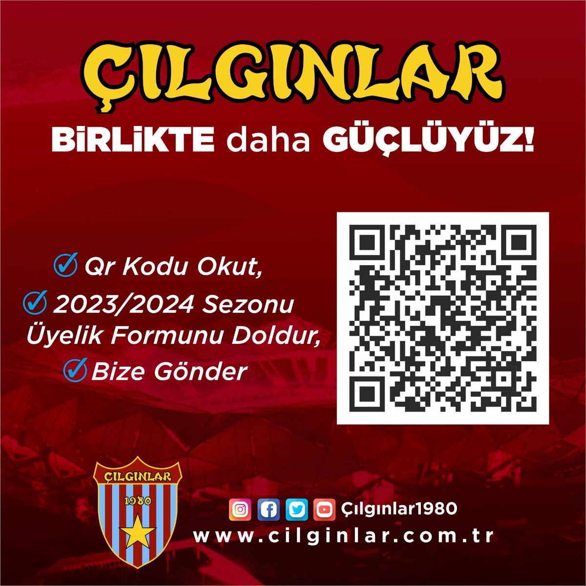 Birlikte daha güçlü olmak için sizleri de aramızda görmekten mutluluk duyarız Gençler 😉 Trabzon'da ikamet edenler altta bıraktığımız linke tıklayarak üye olabilirsiniz.
⬇️
forms.gle/FfazXWxxcshhVC…