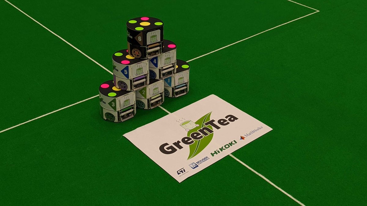 RoboCup JapanOpen 2023お疲れ様でした。 
対戦してくださったチームの皆様や配信を手伝ってくださった皆様、本当にありがとうございました！ 
今後とも宜しくお願い致します。
 #Greentea_SSL