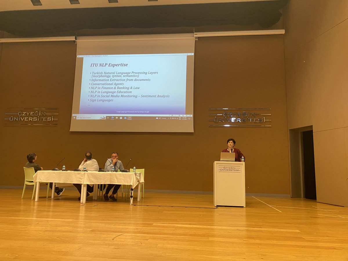 We will finish our day with a panel on “Large language models and ChatGPT” by Ethem Alpaydın, Gülşen Cebiroğlu Eryiğit, Barış Erman, and Albert Gatt. <a href="/ealpaydin/">Ethem Alpaydın</a> <a href="/gulseneryigit/">gülşen eryiğit</a> <a href="/bariserman/">Barış Erman</a> @bertugatt