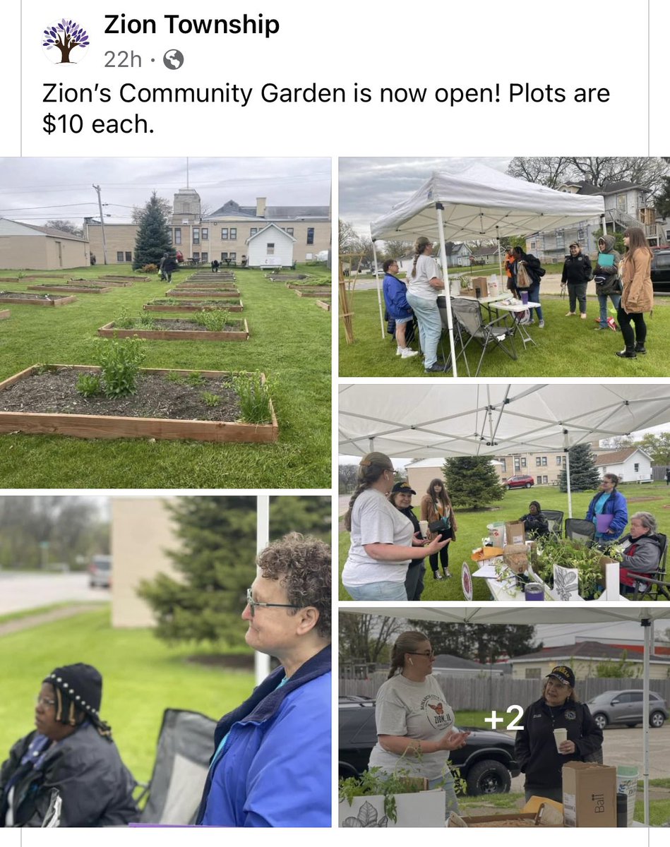 ZionILTownship's tweet image. Zion Township , Lake County Illinois 
@Dwilliams422 @Msdebra_01 
Zion Community Garden!
#zionleaders