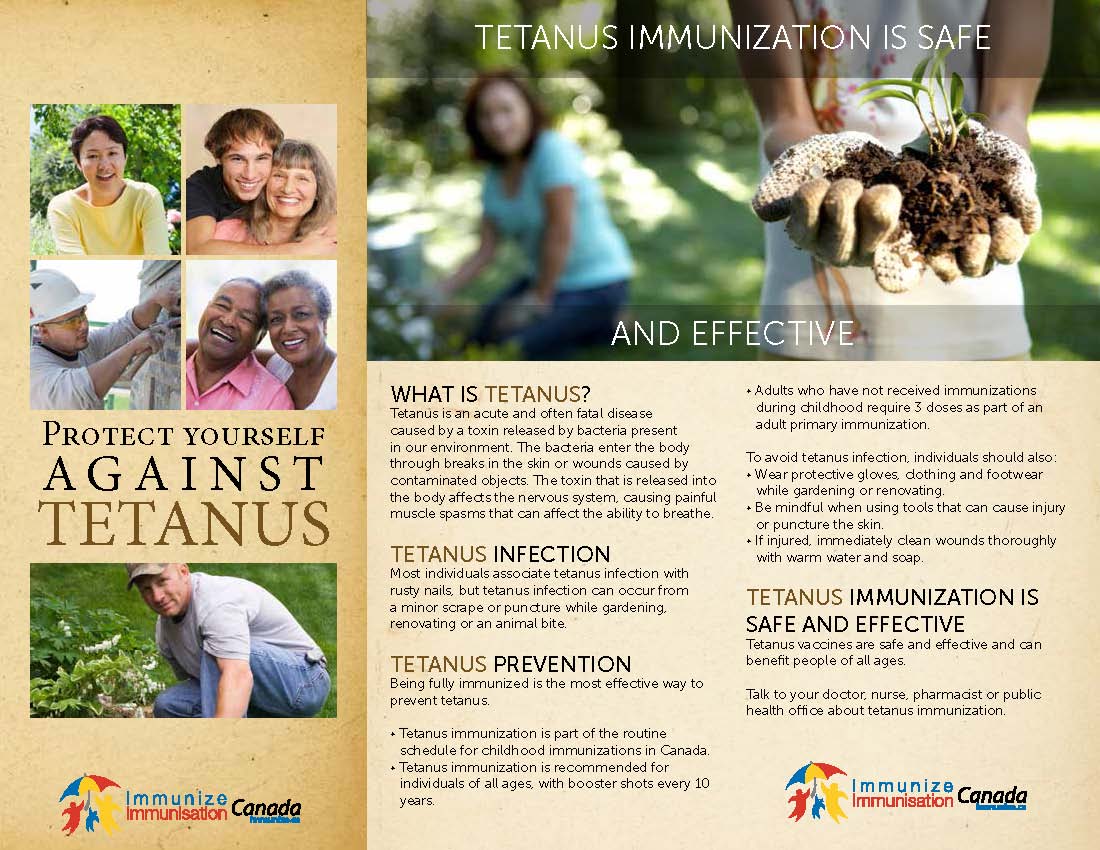 Gardening? Renovating? Make sure your #tetanus immunization is up to date. | Find out more: bit.ly/3C5Jp5G #VaccinesWork #GetImmunized