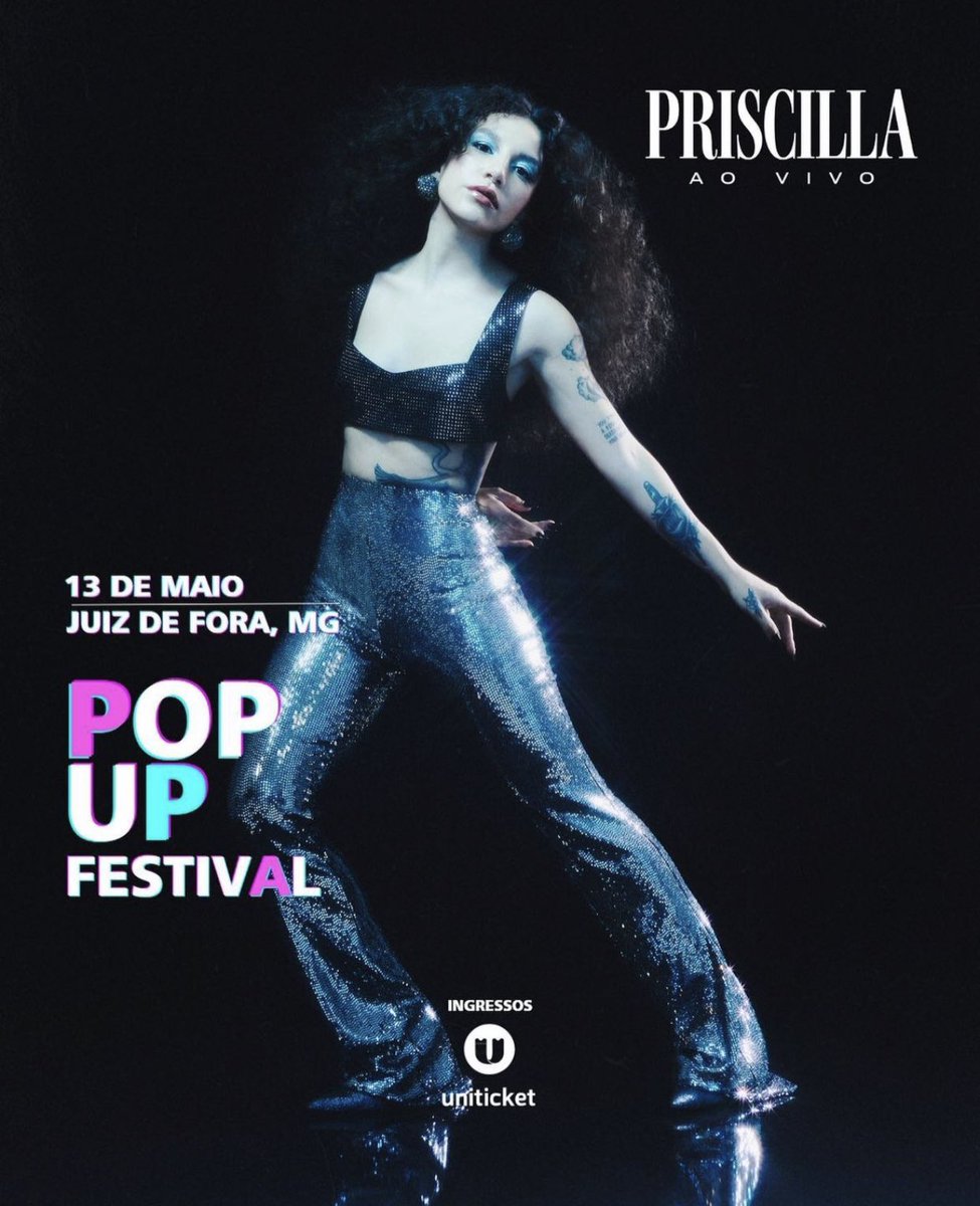 galera de Juíz De Fora - MG, dia 13/05 tem @PriAlcantara no @pop_up.festival, corra e garanta já o seu ingresso, link abaixo! ❤️‍🔥 

linktr.ee/priscillaalcan…

#priscillaalcantara #juizdeforamg #priscillaaovivo #popbrasil #popupfestival