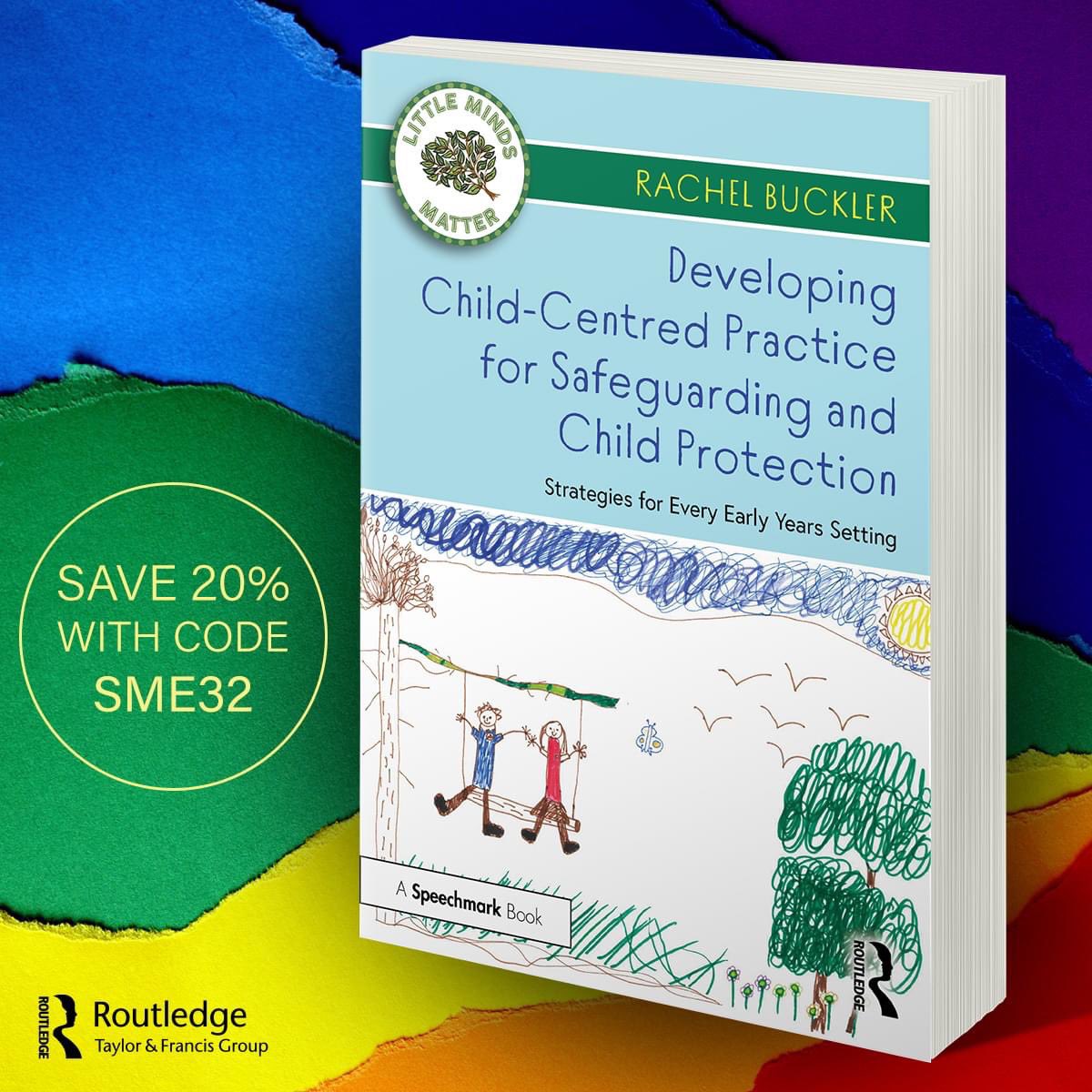 20% saving using the code below.👇 So grateful for the wonderful reviews on Amazon and the feedback so far. It’s important that evidence based practice in safeguarding and child protection is delivered in an accessible way for the EY’s. routledge.pub/Developing-Chi…