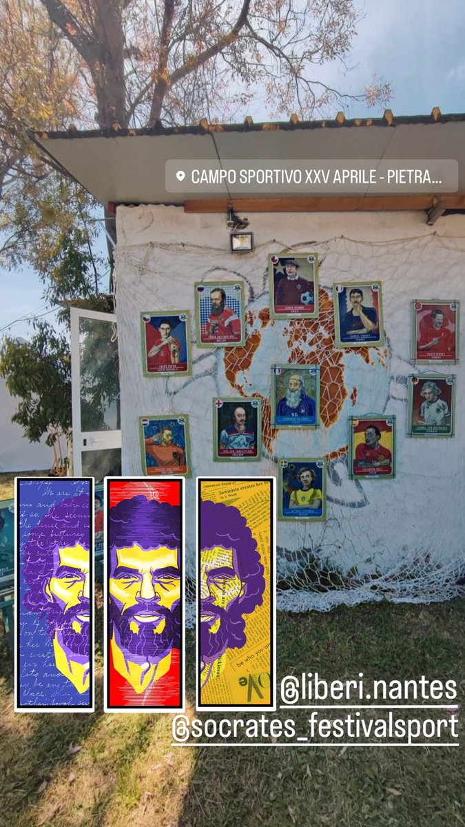 Cultural FC presso il campo XXV aprile <a href="/libnantes/">Liberi Nantes</a> #socrates