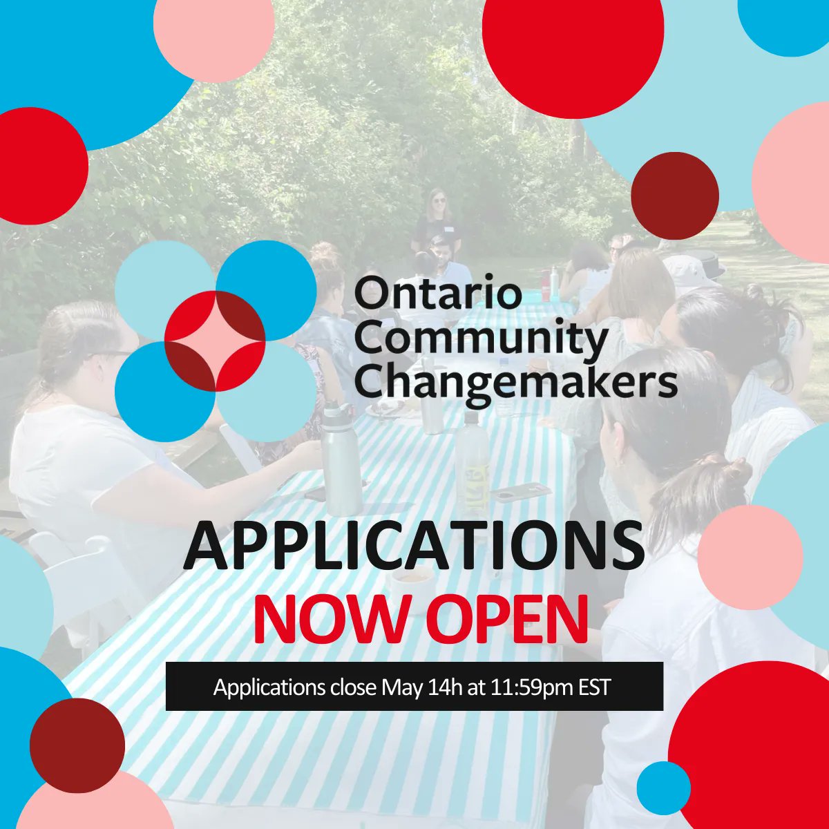 Calling all young civic innovators in Ontario! Apply for Ontario Community Changemakers and receive $5k in seed funding to implement a community project on public space, civic engagement, or social inclusion. Applications close May 14th. Learn more: buff.ly/3wmpZXQ