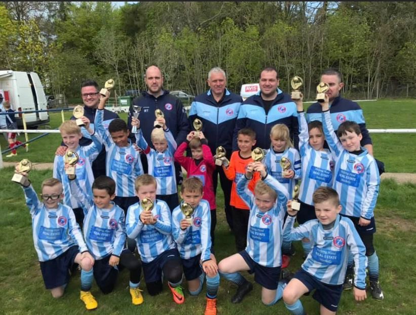 FCBracknell's tweet photo. ⚽️⚽️⚽️⚽️

4 years ago yesterday, both U8’s teams won their EBFA Trophy Events Finals.

With 3 teams going strong, now U13’s had their first 11v11 match, how time flies.

#GoBlues #FCBFamily #learning https://t.co/bv4ab0IRNT