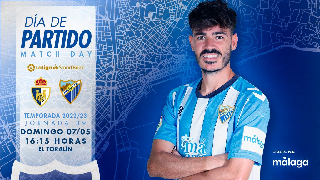 La Liga Smartbank, Jornada 39
07/05 16:15h
Ponferradina-Málaga
El objetivo es complicado pero hasta el final se luchará. A por todas💪💪
<a href="/manoloreina28/">manolo reina</a>