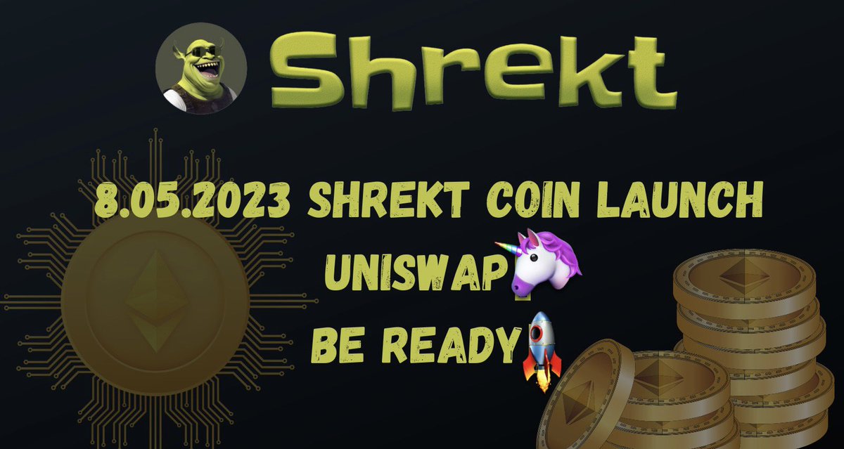 shrekt_coin's tweet photo. 📈Trolls, are u ready?👀
🧌ShrekT🥒 will START tomorrow❤️
🦄UNISWAP🦄
🫑Goooo #memecoins 📈
🧌#ETH https://t.co/HEOw2u3L2Y