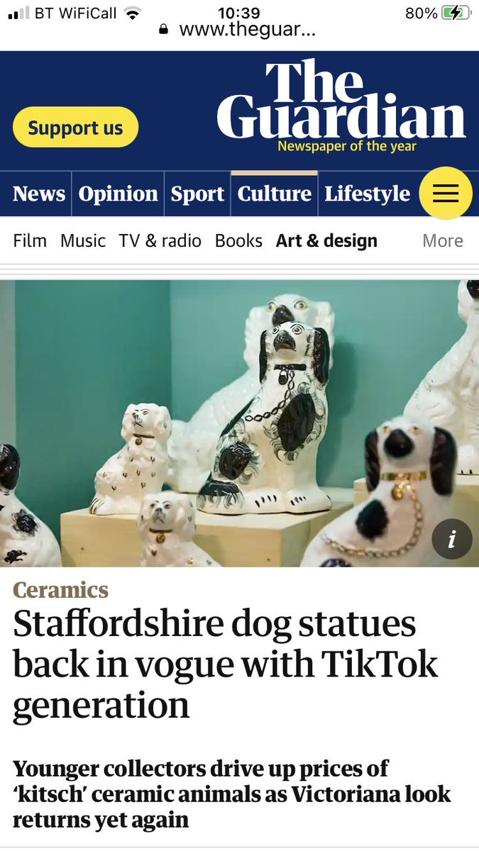 Get those Staffordshire dogs out! #staffordshiredog #staffordshirelive #antiques #ontrend @HansonsAuctions