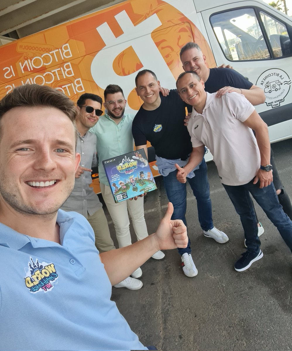 Bogdan Tapu (@bogdantapu) on Twitter photo Yesterday I was lucky to see many Challengers 💪🏼🌐
It is always a pleasure to be able to spend a good time with each of you 💙
🌐 <a href="/WorldChallengeG/">World Challenge Game</a> 🌐
@vrxxvii <a href="/JorgeRo66412739/">Jorge Ríos</a> <a href="/CriptoRiOss/">🌐Jorge RiOs🌐</a> <a href="/cabudev/">Catalin Budai</a> <a href="/BitcoinetaEU/">BitcoinetaEuropa</a> @BtcPrague Yesterday I was lucky to see many Challengers 💪🏼🌐
It is always a pleasure to be able to spend a good time with each of you 💙
🌐 <a href="/WorldChallengeG/">World Challenge Game</a> 🌐
@vrxxvii <a href="/JorgeRo66412739/">Jorge Ríos</a> <a href="/CriptoRiOss/">🌐Jorge RiOs🌐</a> <a href="/cabudev/">Catalin Budai</a> <a href="/BitcoinetaEU/">BitcoinetaEuropa</a> @BtcPrague