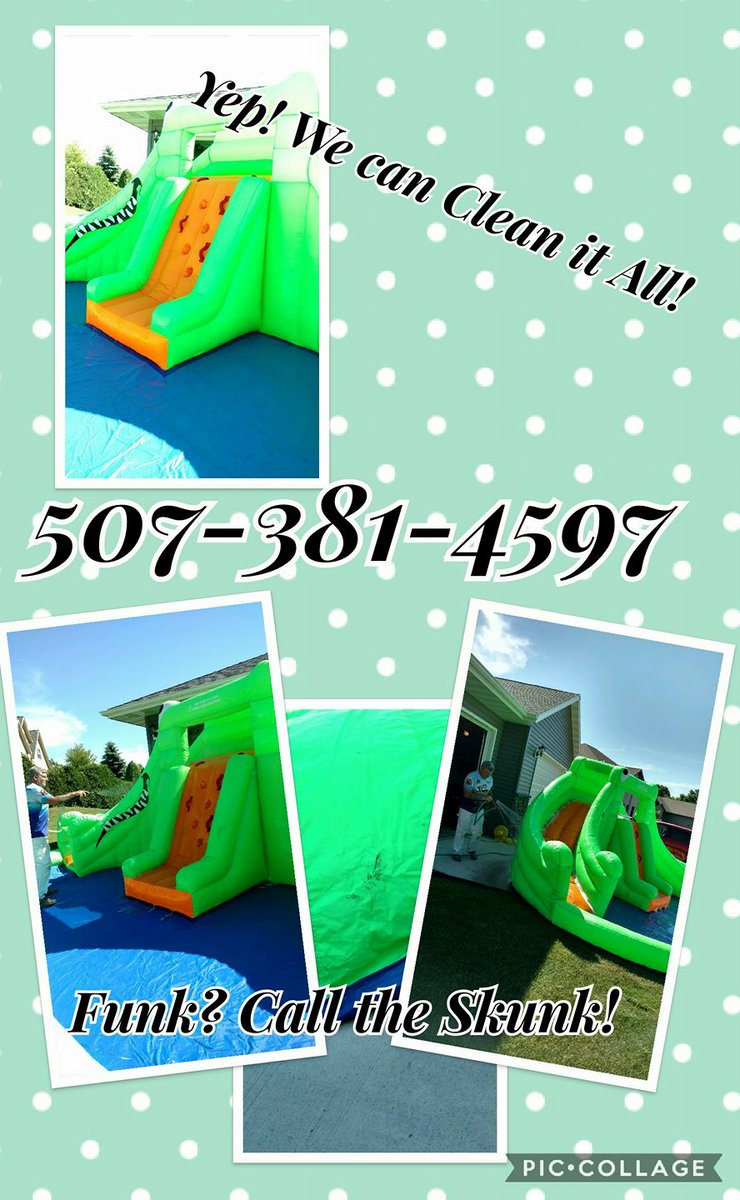 SprayAwaySW's tweet photo. Inflatables are Expensive, take care of them! We can CLEAN &amp; SANITIZE before your next Summer Party! 507-381-4597 #Party #Birthday #Graduation #babyshower #Inflatable #BirthdayParty #Kids #Clean #Sanitize #MankatoMn #NewUlmMn #StPeterMn #LakeCrystalMn #EaglLakeMn #RochesterMN https://t.co/uv868NlIZy