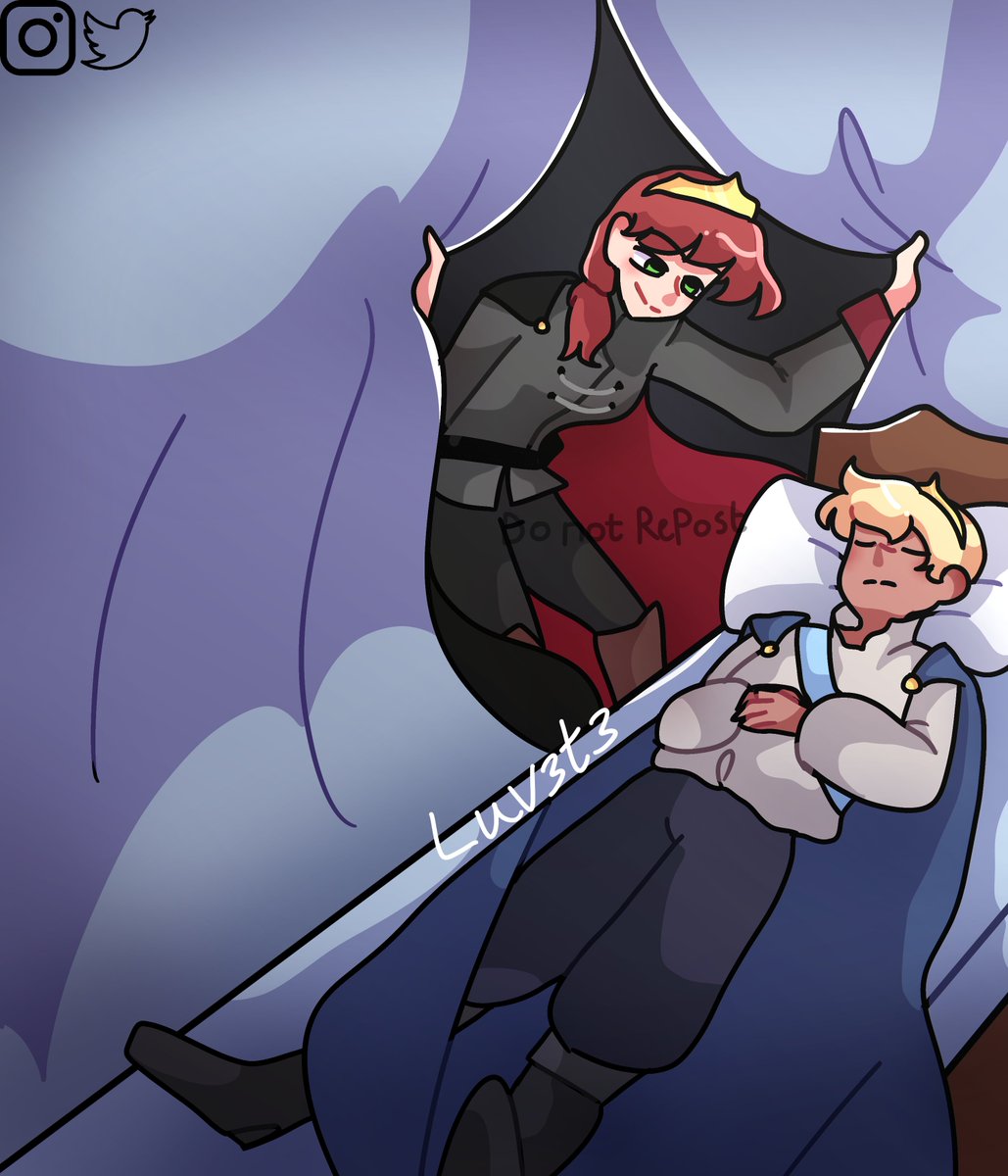 Luv3t3's tweet photo. this took me sooo long bro 
i hope this doesnt flop

#art #digitalart #illustration #digitalillusration #artwork #smallartist #originalcharacter #characterdesign #sleepingbeauty #princess #prince #ArtistOnTwitter https://t.co/s437lIsnfP