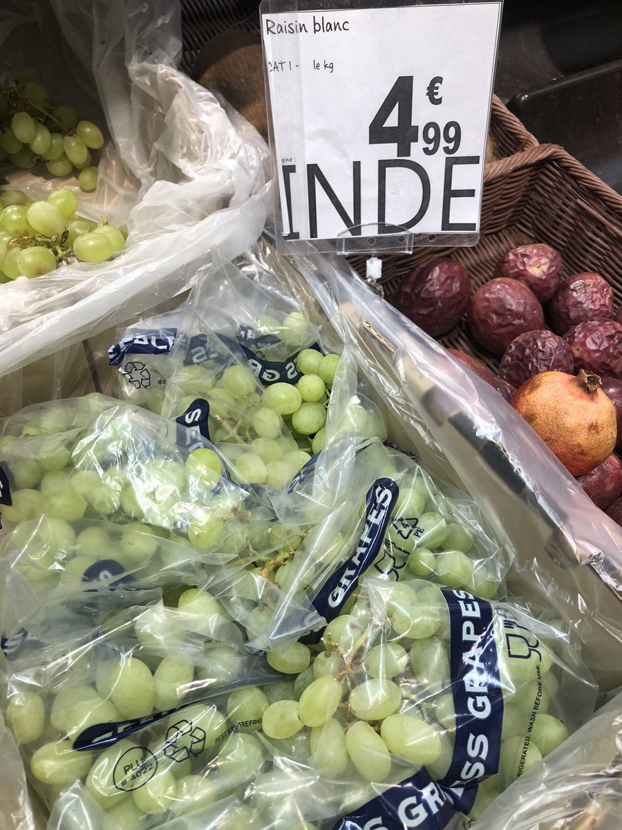 La lutte contre le réchauffement climatique, ça n’est clairement pas une priorité chez <a href="/CarrefourFrance/">Carrefour</a> 🤯

Ce n’est pas parce qu’on peut manger du raisin blanc en mai, qu’il faut.