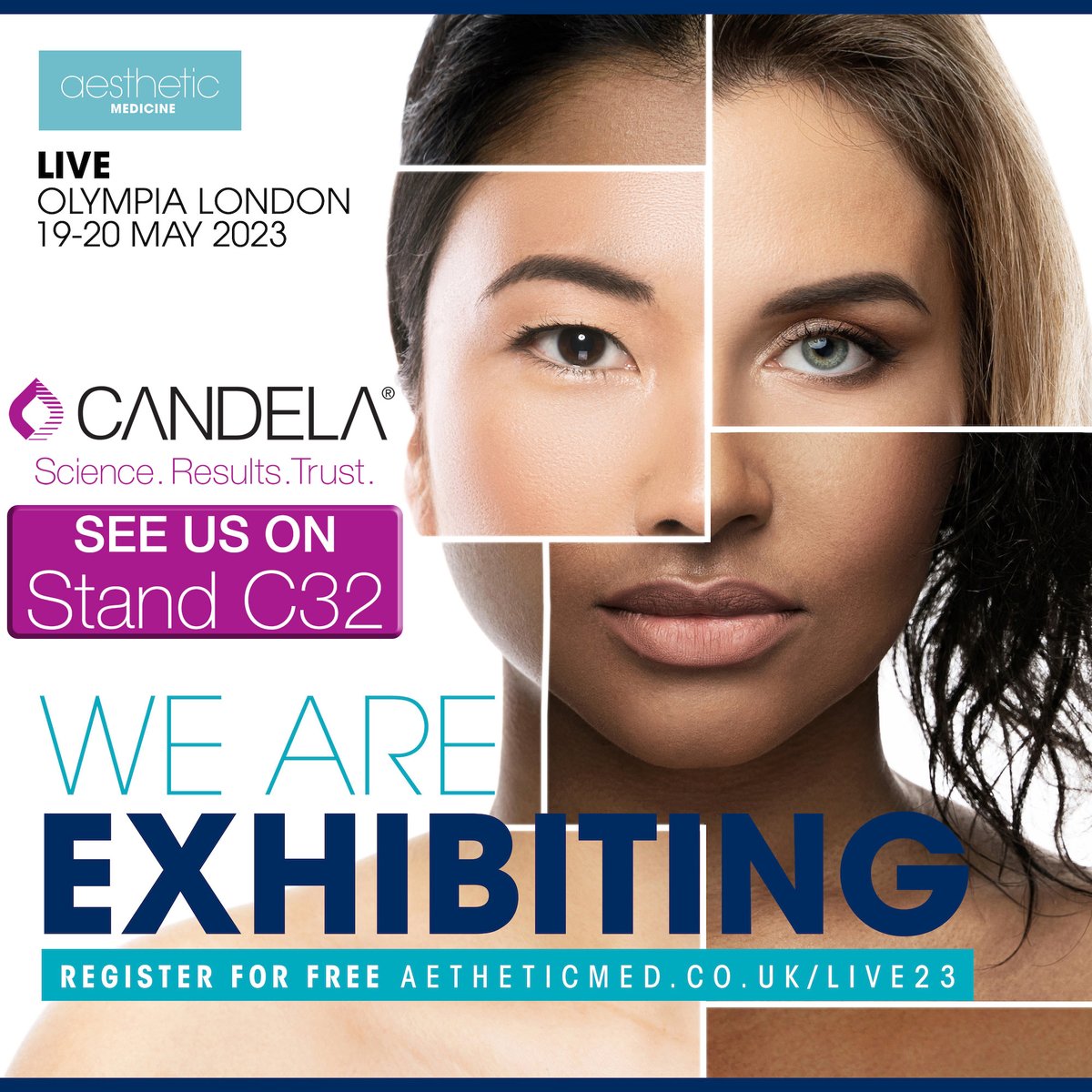 CandelaMedical1's tweet photo. Less than two weeks now until the start of 'Aesthetic Medicine Live' at #Olympia in #London!
Come and see us on Stand C32, where we'll be showcasing our award winning Portfolio, and say 'Hi' to the Team...
https://t.co/FBWBq9JYw8
See you there! #AMLondon
@AestheticMLive https://t.co/2CGJME3UVr