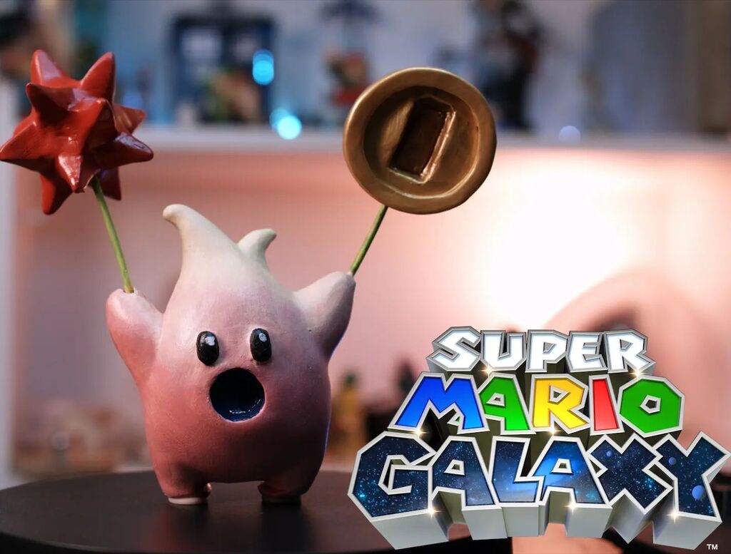 Benhoudin's tweet photo. Le dernier VRAI jeu Mario, désolé Cappy...
https://t.co/4JRbQBSueG
#nintendo #nintendoswitch #supermariogalaxy #luma #hungryluma #cappy #mario #mariobros #sculpture #figurine #acrylicpaint #acrylic https://t.co/ZOqy18EKIb https://t.co/KeWIfT8BfY