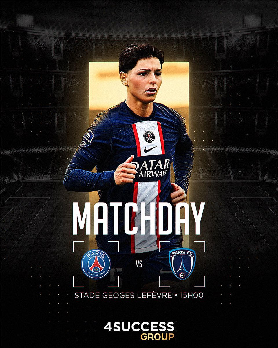𝗠𝝠𝗧𝗖𝗛 𝗗𝝠𝗬 ⚽️

Jour de Derby pour <a href="/elisadealmeida/">Elisa</a> 🔥

<a href="/PSG_Feminines/">PSG Féminines</a> ⚔️ <a href="/PFC_feminines/">Paris FC Féminines</a> 

Un choc de la 20e J de @D1Arkema 💪

#PSGPFC #D1Arkema 
#Team4S💫