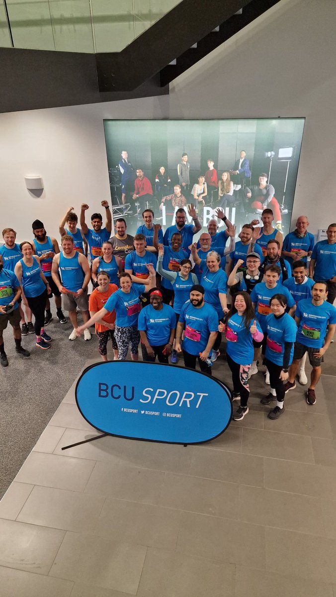 BCUSport's tweet photo. It is the Great Birmingham 10K and Half Marathon! 

Massive Well Done to all @MyBCU students and staff who walked, danced, jogged or ran today! 🏃‍♂️🏃‍♀️

#TeamBCU #GreatBirminghamRun https://t.co/3pqndsh09q