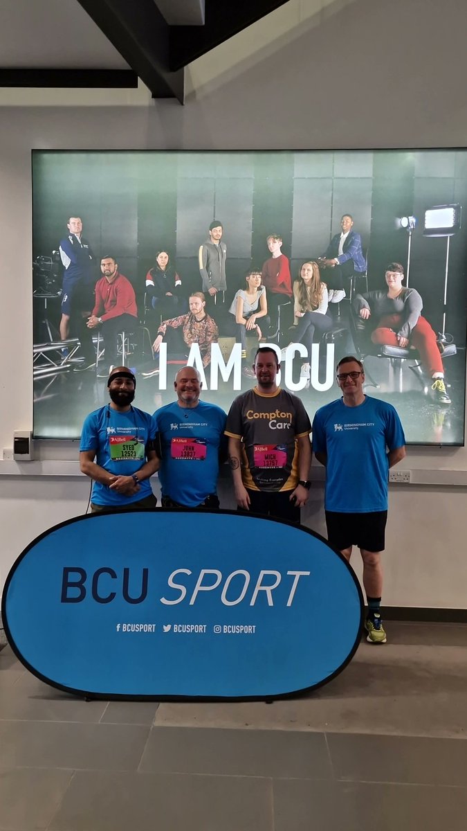 BCUSport's tweet photo. It is the Great Birmingham 10K and Half Marathon! 

Massive Well Done to all @MyBCU students and staff who walked, danced, jogged or ran today! 🏃‍♂️🏃‍♀️

#TeamBCU #GreatBirminghamRun https://t.co/3pqndsh09q
