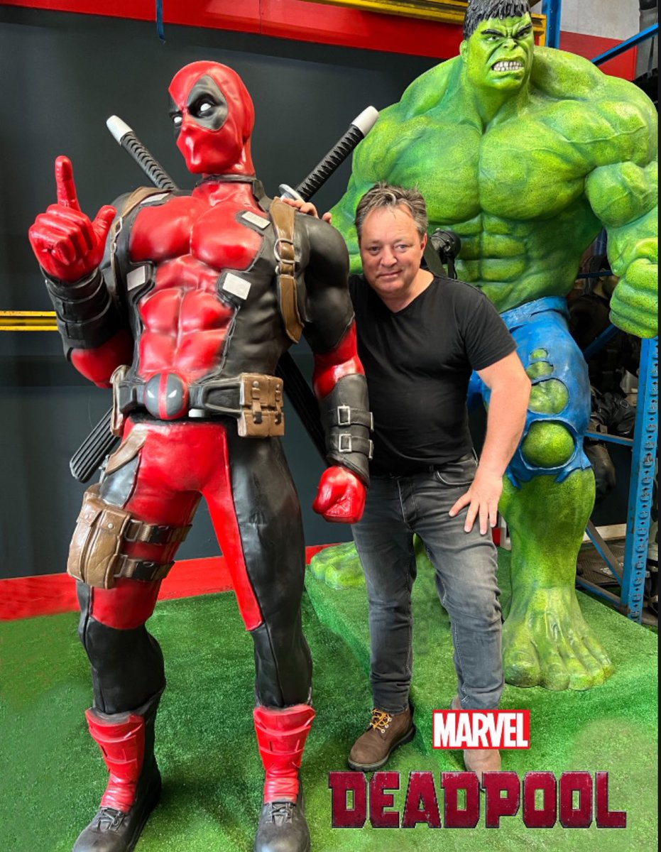 New in stock Deadpool 2 ready to rent. 
#verhuur #Deadpool #lifesize #statue #huren #marvel #carecaverhuur #huur #superheld #superhero #bioscoop #cinema #pathe #comiccon #amazing #levensgroot #beeld #collector @TomCareca carecaverhuur.nl