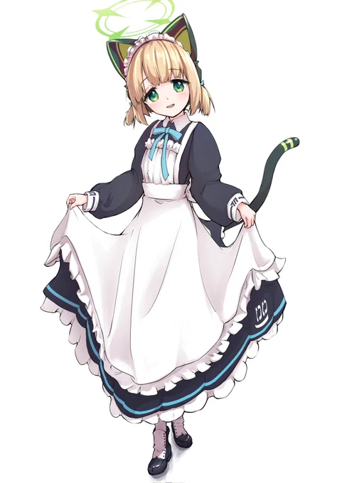 メイドミドリ #BlueArchive #ブルアカ