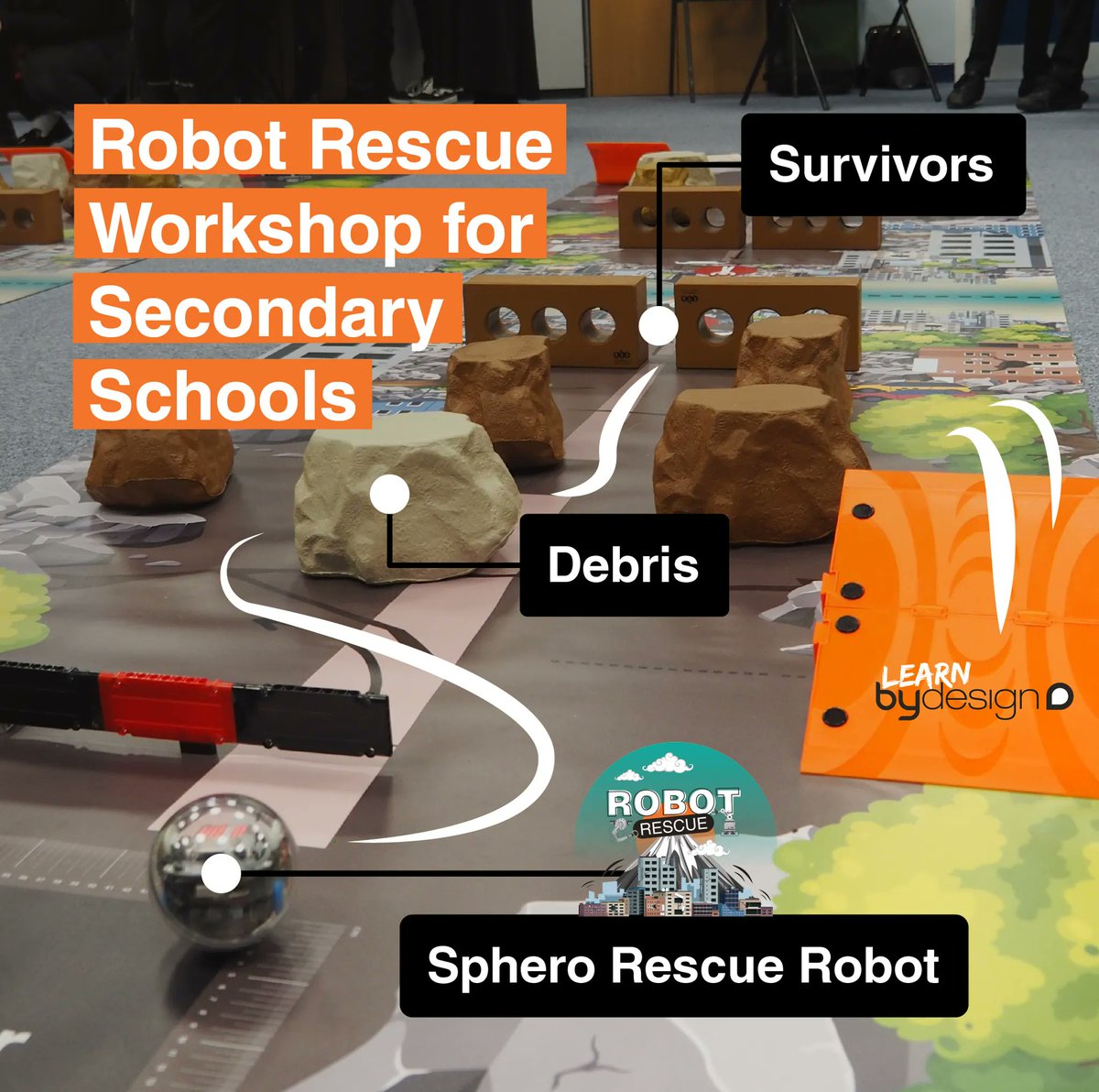 Get ready to code & save the day! 🤖 Set in Japan, students will program #sphero robots to save earthquake survivors. They'll learn advanced #coding, key robot concepts & essential skills for success in #STEM #careers. Book Robot Rescue today: buff.ly/40gd085