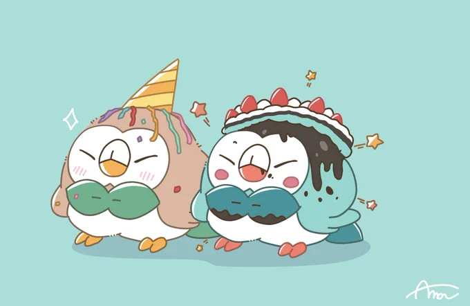 あけひさんお誕生日おめでとうございます〜!!!!! ダブルモンス!!!!! 良き1年にしてください!