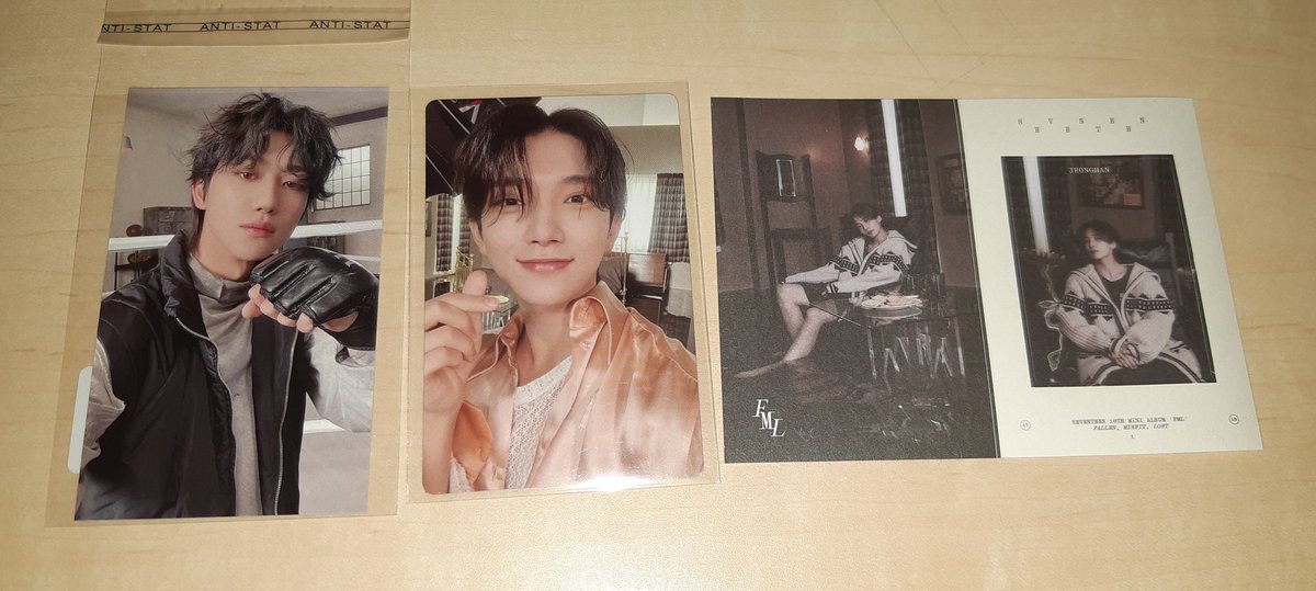 DuFmaQa's tweet photo. SEVENTEEN セブチ 交換 FML トレカ  ステッカー

譲)ジョシュア、ジョンハン、ディエイト(ユニバ特典)

求)同種ミンギュ>>>>>同種ウォヌ

郵送希望

お声掛けお待ちしております🙇‍♀️
 #SEVENTEEN交換 https://t.co/tuURc8JrGN