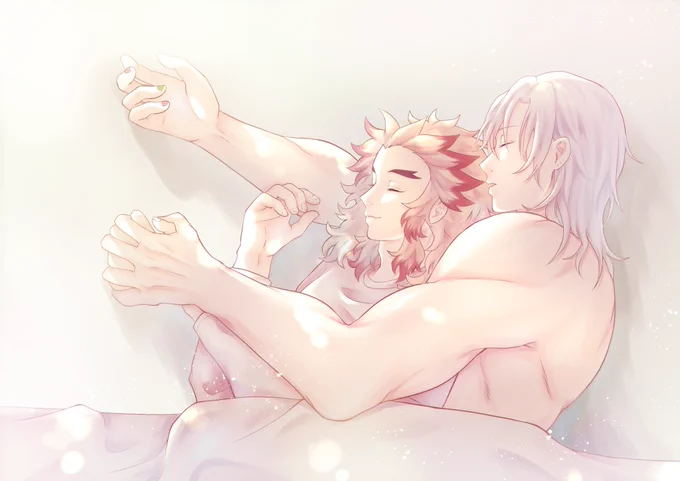 #ひらいて赤ブー  👹滅の🔪 宇💎天🐡×煉🔥杏🍠郎 ✨✨💎輝石の焔🔥✨✨  滑り込みなので再掲で🙏💦 今日までRT数が集計されますのでRTご協力いただけると嬉しいです🙇‍♀️💦 宇煉のおまつり、これからもたくさんありますように‼️💕