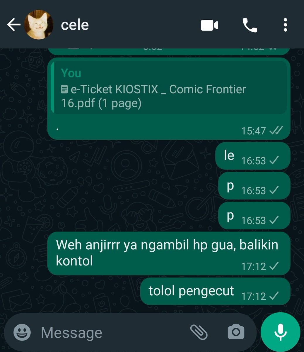 ricaaroa's tweet photo. Halo guys.

Gua kehilangan HP di #comifuro16, kalau ada DM aneh-aneh bukan dari gua yaaa.

currently lagi make hp temen🫠 https://t.co/tFfVoXCHT2
