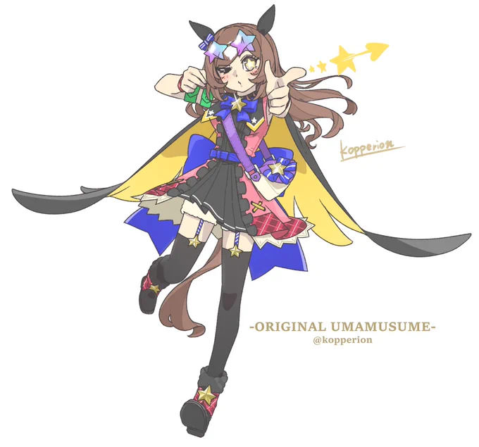 #オリジナルウマ娘   GWはオリウマイラストで締めくくります