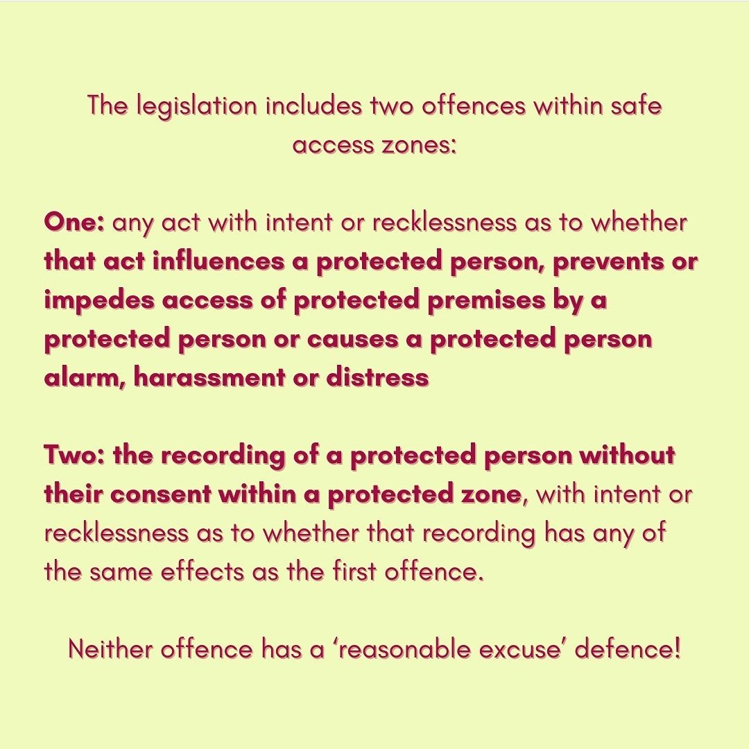 a4cderry's tweet image. Today is a historic day!!

And to celebrate we are nicking these brill explainers from @ClurBailey @QUProjectChoice which instruct how to proceed to ensure the PSNI enact Safe Access Zones and ensure safe access to healthcare without harassment!

We all have a part to play!