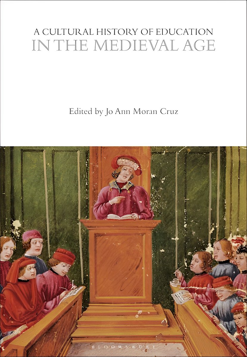 A Cultural History of Education in the Medieval Age, ed. Jo Ann Moran Cruz (@BloomsburyBooks, May 2023)
facebook.com/MedievalUpdate…
bloomsbury.com/uk/cultural-hi…
#medievaltwitter #medievalstudes #medievaleducation #medievalculture