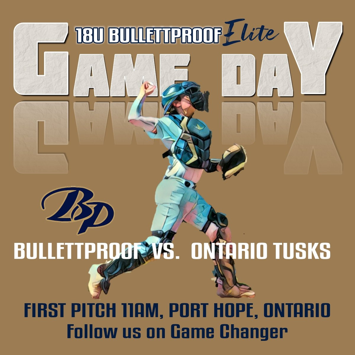 Game Day...on the road for the season opener 🆚️ Ontario Tusks 🕝 11am 📍 Port Hope, Ontario @BullettBaseball @FJSLbaseball @Ontariotusksba1 Follow us on Join Bullettproof Elite 18U on GameChanger web.gc.com/teams/kqIAtOIr…
