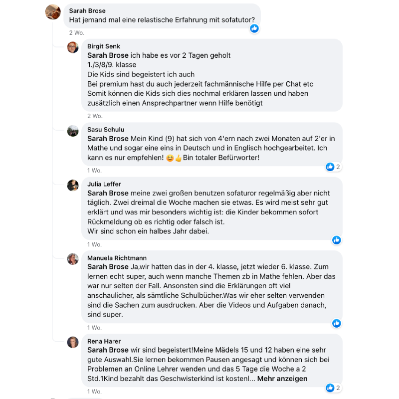 sofatutor's tweet photo. Übermorgen schreibt meine Tochter eine Mathearbeit 📝 Hätte ich bloß früher von dieser genialen Lernplattform gewusst! 😲 sofatutor hilft mit spannenden Videos, Übungen &amp; mehr, um uns das Lernen zu erleichtern. Jetzt wird Mathe zum Kinderspiel! 🎉 #LernenLeichtGemacht #sofatutor