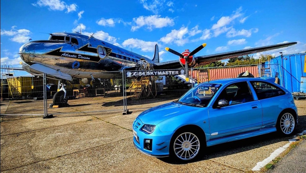thezedregister's tweet photo. 🚨CAR ANNOUNCEMENT🚨
.
With MG100 approaching at Silverstone in June, we would love to start announcing the cars on the stand for both Saturday and Sunday.
.
Starting off with Tom Cole’s Celestial MG ZR 105! A beautiful example looking the part on our stand on Saturday!😁 https://t.co/keXw9sUZkE