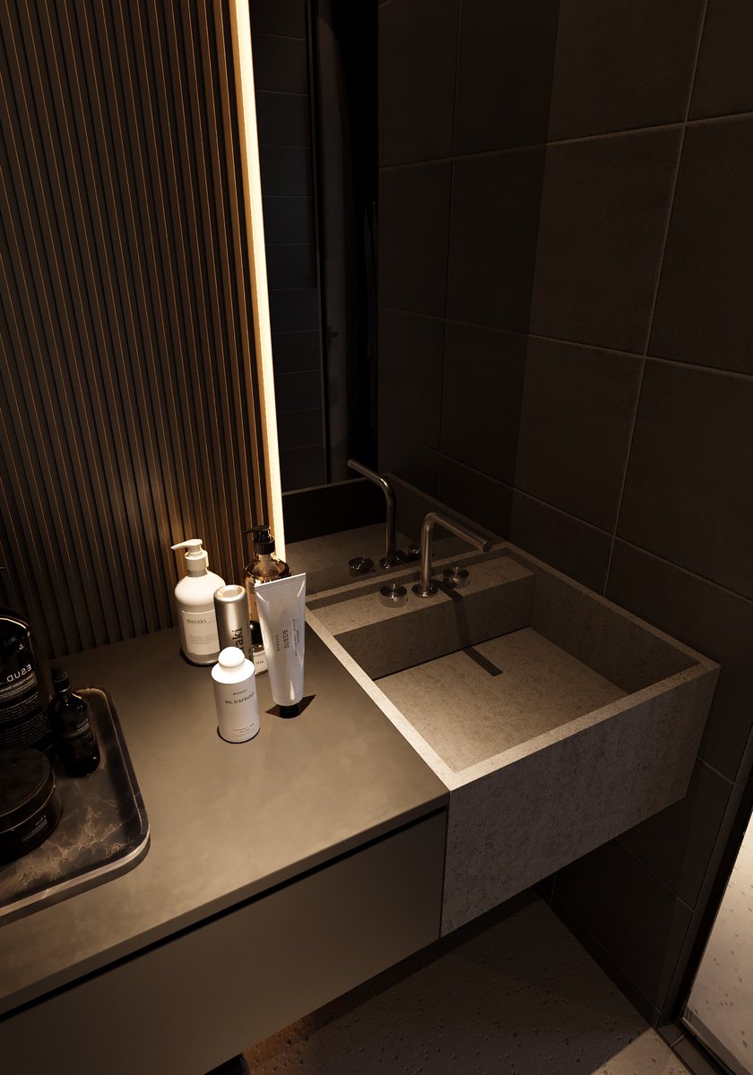 Here is the rest if the render

#architecture #visualization
#3dmax #corona #revit #toilet #black