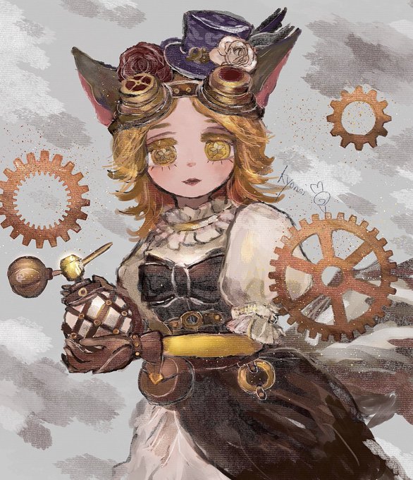 「blonde hair gears」 illustration images(Latest)