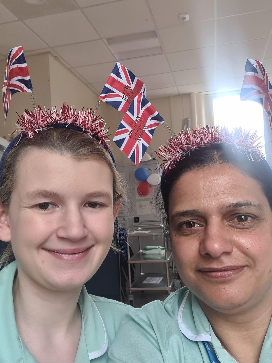 Courtney and Ravinder enjoying the celebrations yesterday 🇬🇧🎂 #Coronation2023