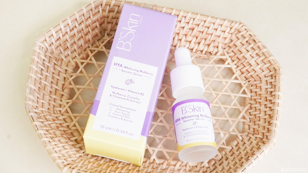 aispdiary's tweet photo. มีของดีมาบอกก💜B'skin Hya Whitening Mulberry Booster Serum มี 7 ส่วนผสมหลักที่มีประโยชน์กับผิว ผิวดูใสขึ้น ���อยสิว รอยดำจางลง แล้วผิวอิ่มฟู เพราะว่าให้ความชุ่มชื้นได้ค่อนข้างดีเลย แถมช่วยลดการเกิดสิวด้วย ผิวแพ้ง่ายก็ใช้ได้นะ แล้วเค้าควบคุมคุณภาพโดยแพทย์ผิวหนัง ไม่ต้องกังวลเลย เราใช้ทั้งเช้า-เย็น ผิวแข็งแรงขึ้นด้วย #ใช้จริงรีวิวจริง #ของดีบอกตีอ