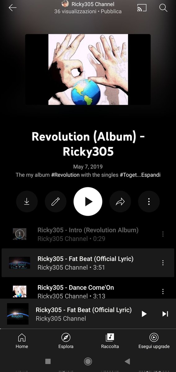 Ricky305Italy's tweet photo. Remember Day!
5 years ago today to the exit the my 3Β° album, the my #Revolution album with the singles #FatBeat, #KeepWarm #TogetherNow and #DanceComeOn , it's available now in exclusive on my official channel
Download/Listen Now ππΌ π
https://t.co/GvLxkofGx2 https://t.co/z2xu0NcWeI
