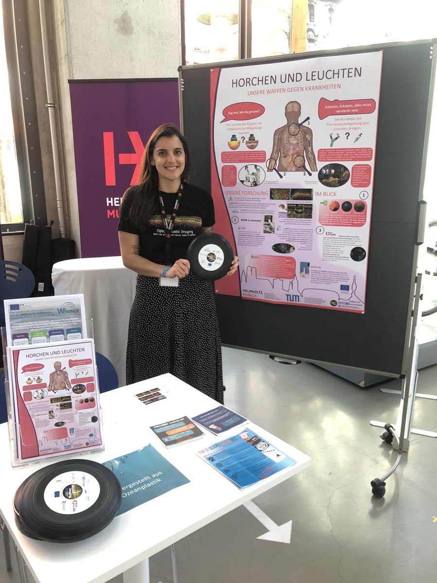 Do you wanna learn more about #GLUMON and its sibling #projects from @MunichImaging? 

@forscha is still going on today, and our project manager @_vallejuliana is at @HelmholtzMunich stand explaining a bit of #optoacoustic #sensors, #diabetes, and more!