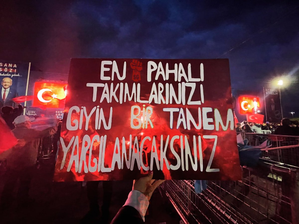 En pahalı takımlarınızı giyin bir tanem, YARGILANACAKSINIZ