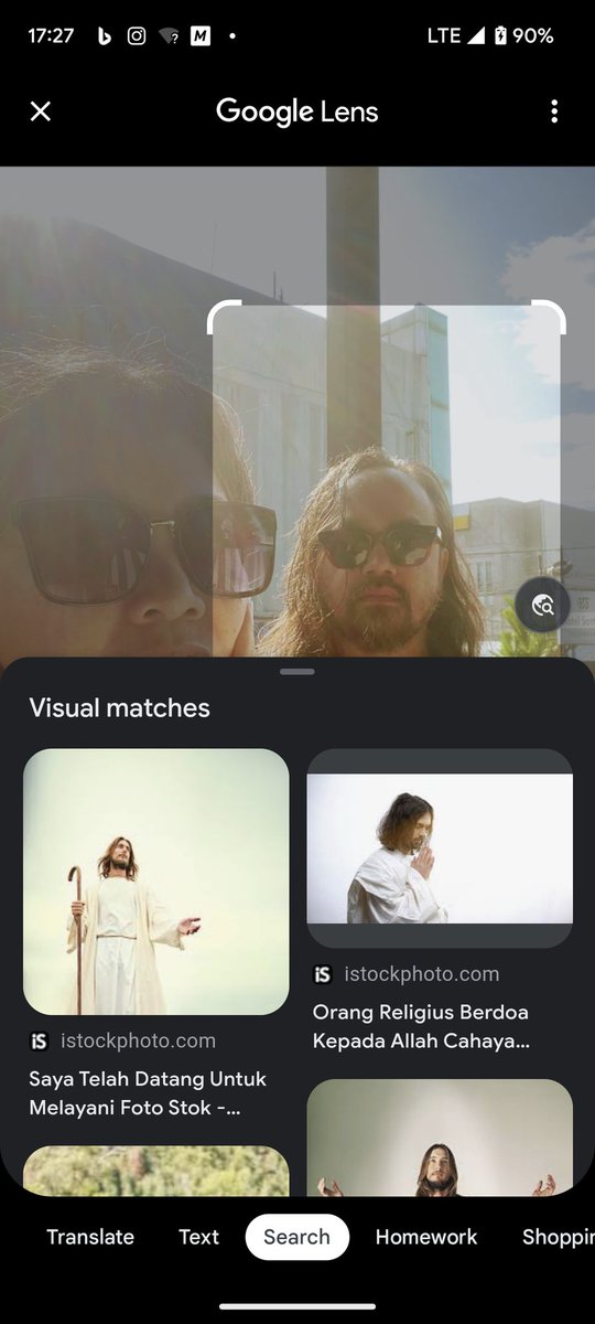 I Google Lens myself out of boredom and here's the result...