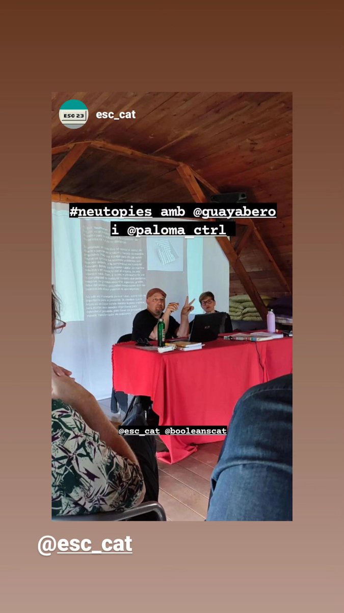 pgdiaz_'s tweet photo. Último taller del @esc_cat
Intercambio de conocimientos, e una excelente compañía! Gracias por la invitación 😉
@albertcarles @oscarguayabero @_limonada_ @daniel_julia @xalemany @jsoleradillon @carreras_anna @tartanna @m_msanta @laia_blasco @emor @MosaicUOC @booleans https://t.co/LrzJaAEdJn